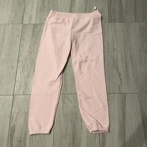 Hanes EcoSmart pink sweatpants.